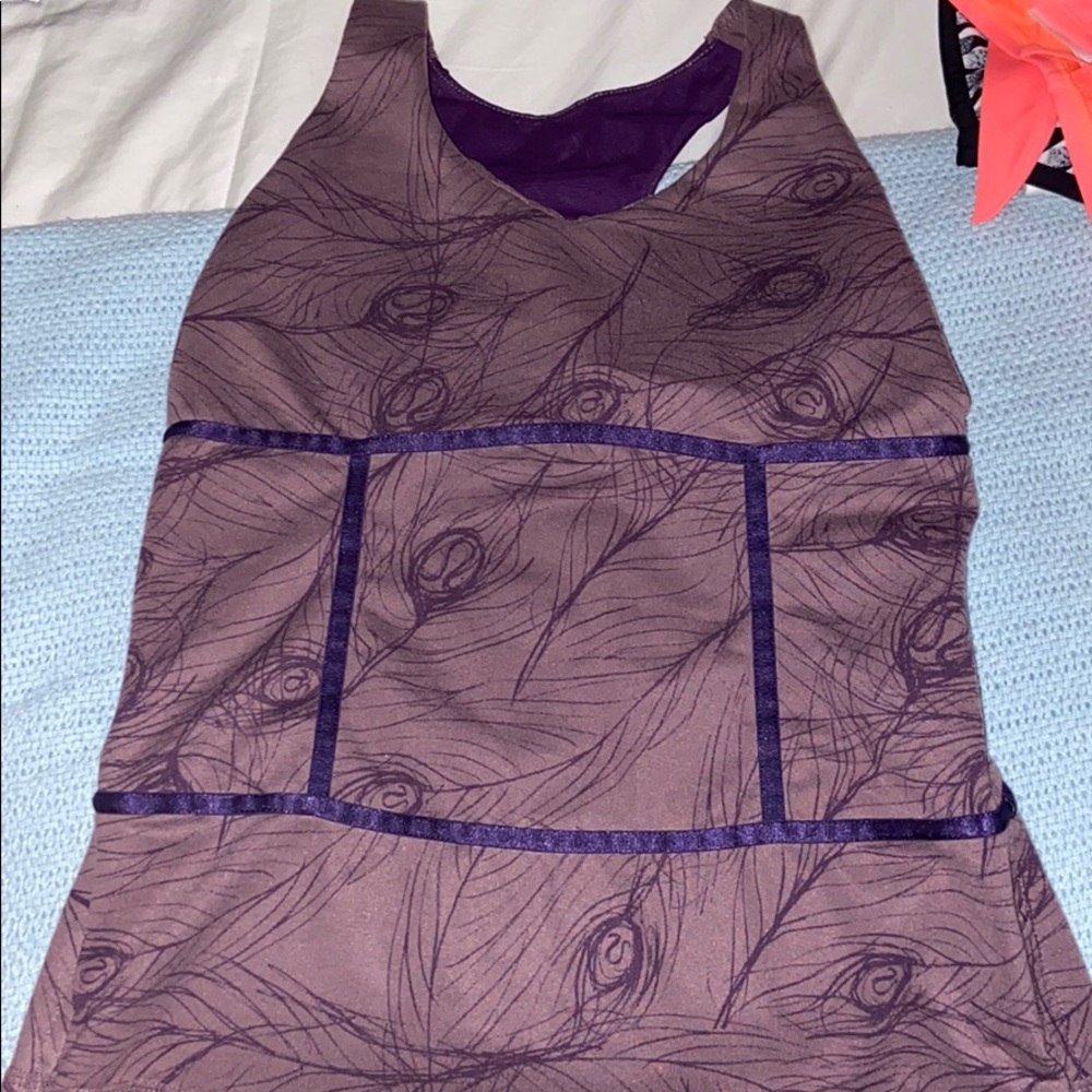 Purple Lululemon tank top